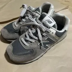 New Balance ニューバランス WL574 グレー スニーカー　24