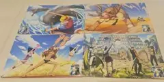 ワンピース 麦わらストアポストカード 4枚セット