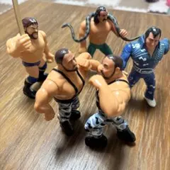 プロレスラー ミニフィギュア 5体セット
