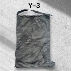 Y-3 ワイスリー 巾着 ナップサック ジムバッグ 総柄 ロゴ黒のサムネイル