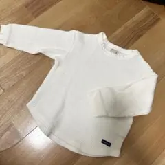 petit main 長袖カットソー 90 ホワイト