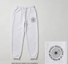 Mardi Mercredi スウェットパンツ ブラックマルディメクルディ正規品