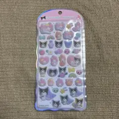 コットンパフィーシール　マイメロディ・クロミ