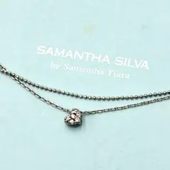 SAMANTHA SILVAサマンサシルヴァハートモチーフ 2連ネックレスのサムネイル