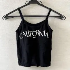 California ロゴ入り キャミソール タンクトップ