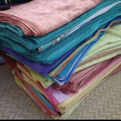 難あり、あぶらとりガーゼハンカチ10枚まとめてセット