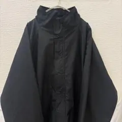 【champion】ナイロンJKT　古着　モノトーン 白黒　薄手　無地