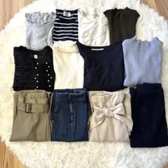大人フェミニン・カジュアル　レディース服　まとめ売り　12点　コーデ ブルベ