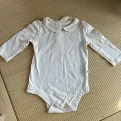 値下げGAP 襟付きロンパース 6-12ヶ月 ホワイト