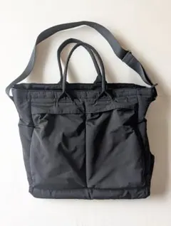 UNIQLO C ユニクロ　2way ユーティリティバッグ　ナイロン　ブラック