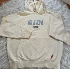 レディース　パーカー　トレーナー　韓国　オアイオアイ　O!Oi 白　美品　Lのサムネイル