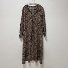 アーバンリサーチ　花柄ロングワンピース 長袖