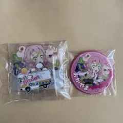 鬼滅の刃 TO GO 岡山 アクリルスタンド　缶バッジ バレンタイン甘露寺蜜璃 鬼滅の刃 TO GO 岡山 アクリルスタンド 缶バッジ 甘露寺蜜璃 - メルカリ