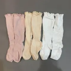 ベビー靴下 ハイソックス 3セット
