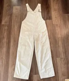 GLOBAL WORK ホワイトデニムサロペット