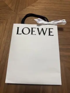 LOEWE ホワイト紙袋 小型