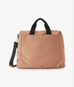 新品　アフタヌーンティー　ナイロン　ベージュ ボストンバッグ