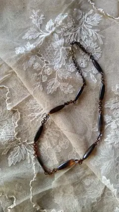 鼈甲 ヴィンテージ　ネックレス