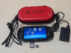 動作確認済み SONY PSVITA 本体 ブラック＋ソフト、メモリー