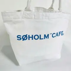 SOHOLM CAFE スーホルムカフェ トートバッグ ホワイト