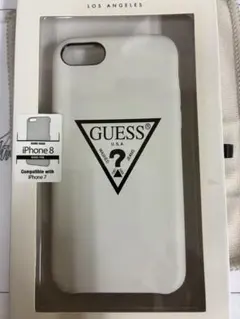 GUESS iPhone 8/7 対応 ハードケース ホワイト