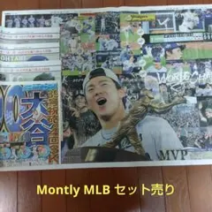 日刊スポーツ新聞　Monthly MLB 最終号＆第4、5、6号＆オマケ付き