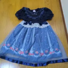 アクシ－ズファムキッズネイビー ワンピース 120cm