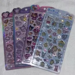 【国内正規品】うるちゅるPOPシール　サンリオ　4シートセット