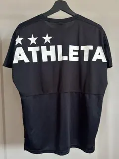 【ATHLETA】アスレタ プラクティスシャツ ブラック Lのサムネイル