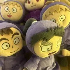 忍たま乱太郎 ふわキャラ ぬいぐるみ 五年生久々知 尾浜 鉢屋 不破
