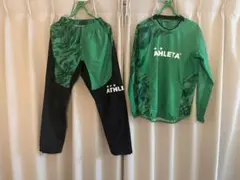 ATHLETA ピステ上下セット 緑 160