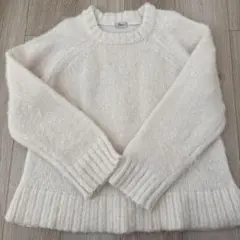 flower ニット アイボリー