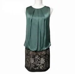 えり♡即購入OK！様専用　グレースコンチネンタル　ドレス　グリーン　34