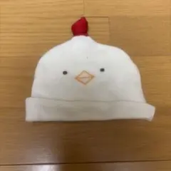ベビー帽子 にわとりデザイン
