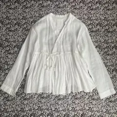 美品 outil ウティ ラバリジャケット風なブラウス - メルカリ