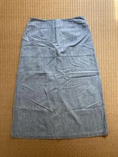 45rpm デニム ロングスカート ボタン付き