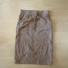 UNIQLO タイトスカート ブラウン L