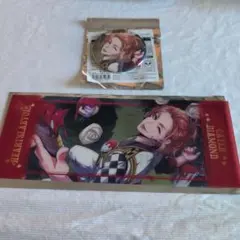 ツイステ　ケイト　缶バッジ　箔押しビッグクリアカード　寮服　AGF