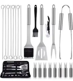 バーベキュー 調理器具 BBQ セット クッキングツール 22点セットのサムネイル