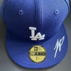 大谷翔平　キャップサイン刺繍7 3/8（58.7cm）