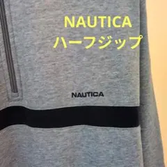 NAUTICA ハーフジップ スウェット グレー Sのサムネイル
