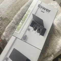 타워 롱 마그네틱 키 홀더 블랙