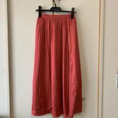 サテンロングスカート　GU