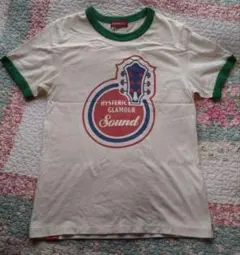 HYSTERIC GLAMOUR リンガーTシャツ ギターグラフィック