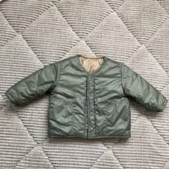 無印良品　中綿ジャケット リバーシブル　80