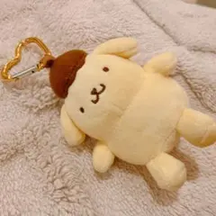 ポムポムプリン　マスコット　サンリオ ぬいぐるみキーホルダー