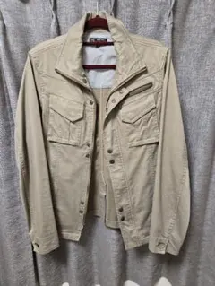 MICHEL KLEIN ミリタリージャケット ベージュ