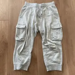ジーユー gu カーゴパンツ　スウェットパンツ　クロップドパンツ　Ｓ