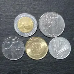 希少★ イタリア 1936年 5リラ 硬貨　No.63 希少☆ イタリア 1936年 5リラ 硬貨 No.63