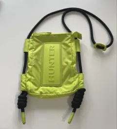 美品　HUNTER トラベル リップストップ リサイクル ナイロン フォンポーチ